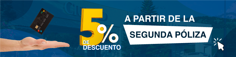 5% descuento segunda póliza